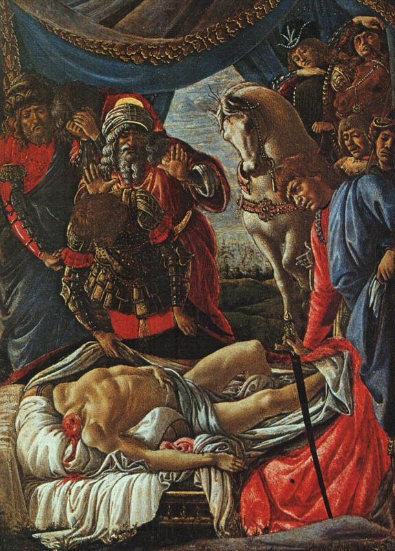 Sandro Botticelli The Discovery of the Body of Holofernes Spain oil painting art